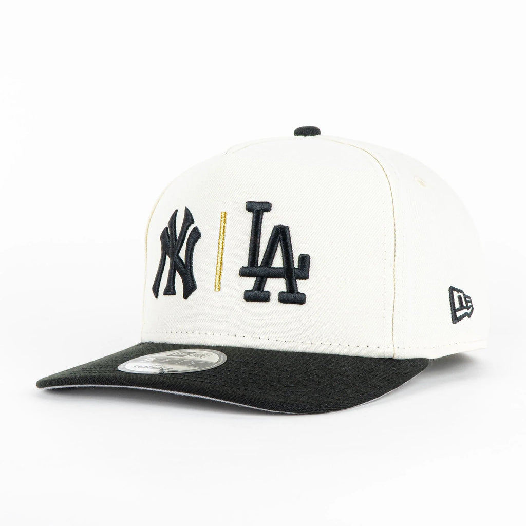Gorra New Era A-Frame NY LA WS81 NATU/BLK 950F | Snapback Visera Semicurva