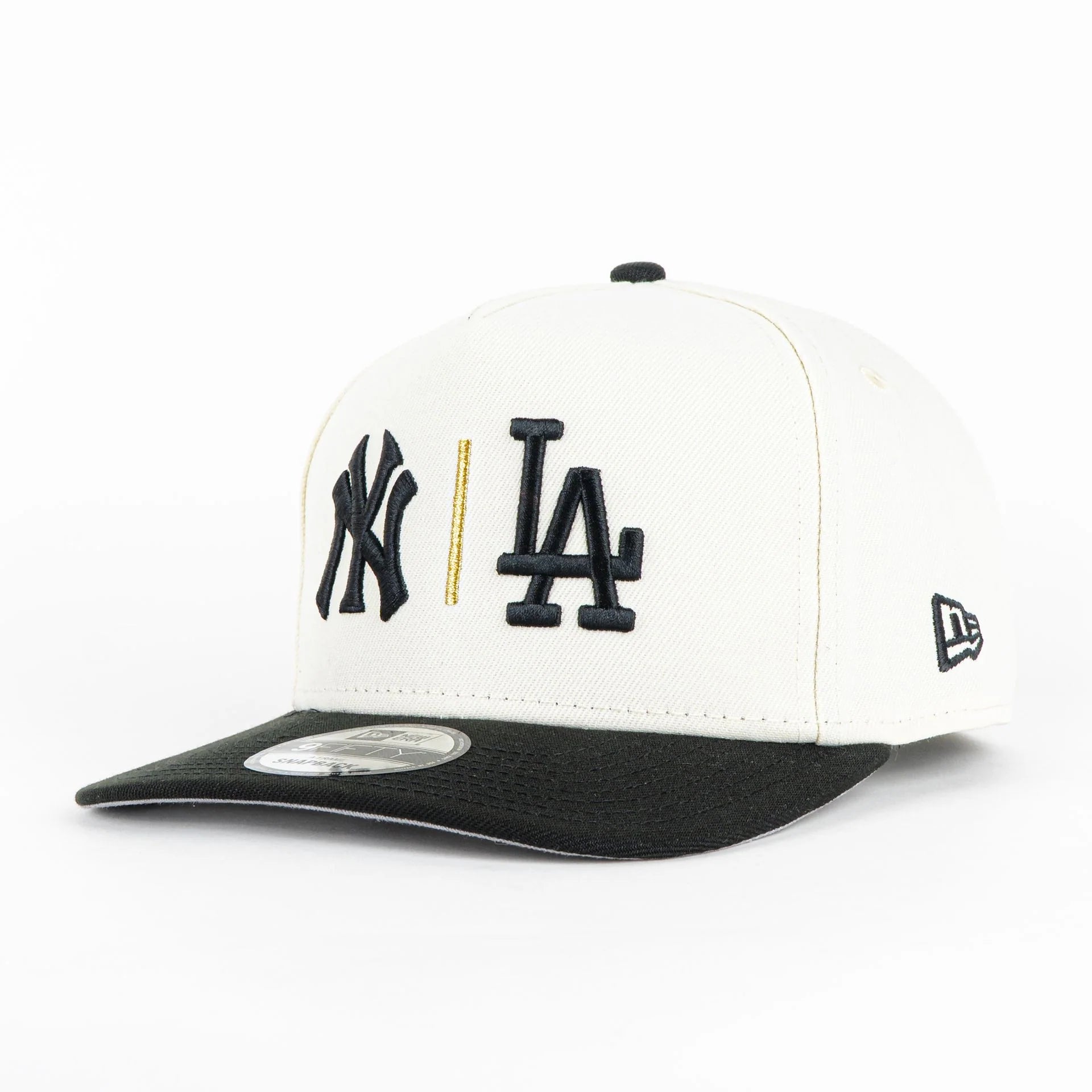 Gorra New Era A-Frame NY LA WS81 NATU/BLK 950F | Snapback Visera Semicurva