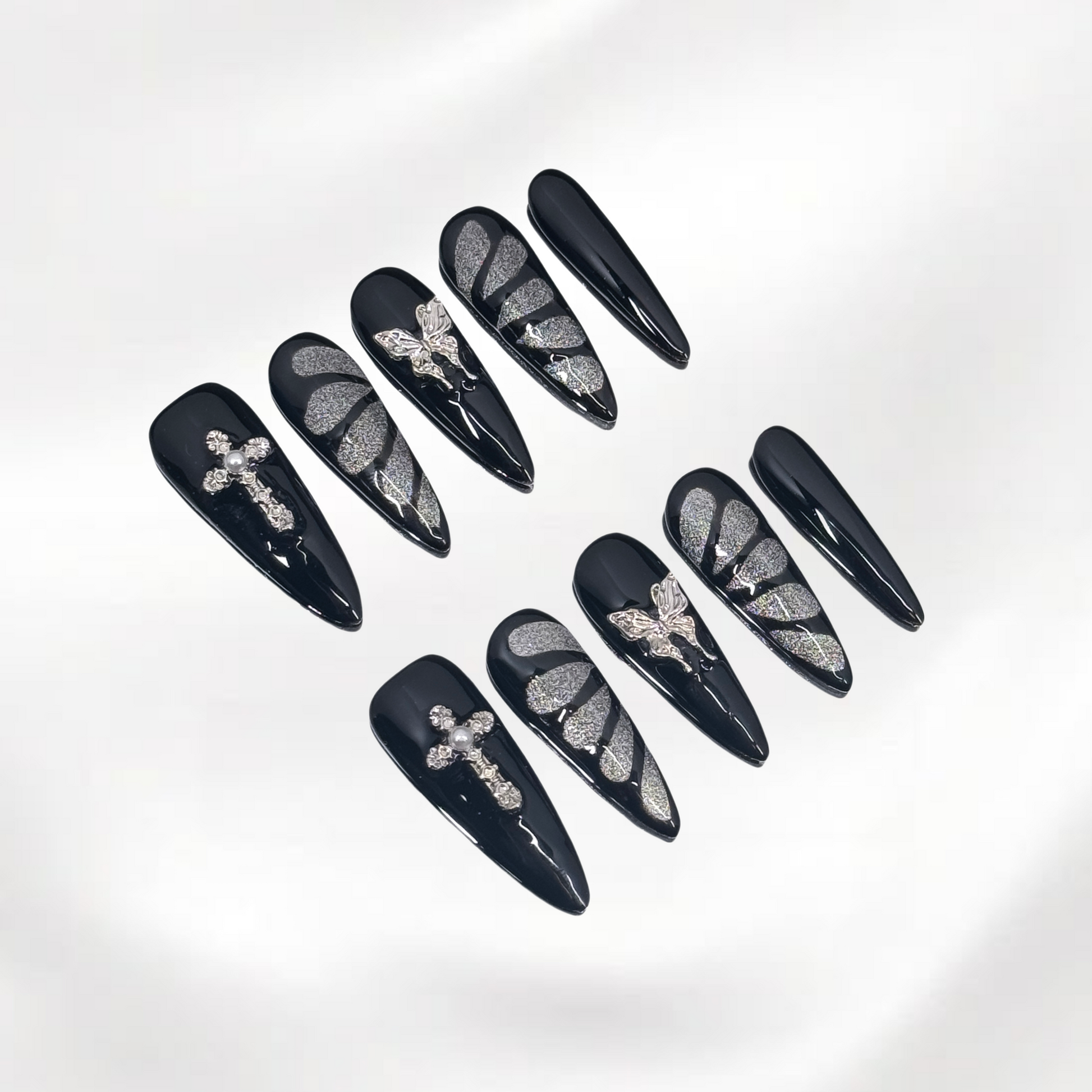 Gothic Butterfly Tips(A0061)