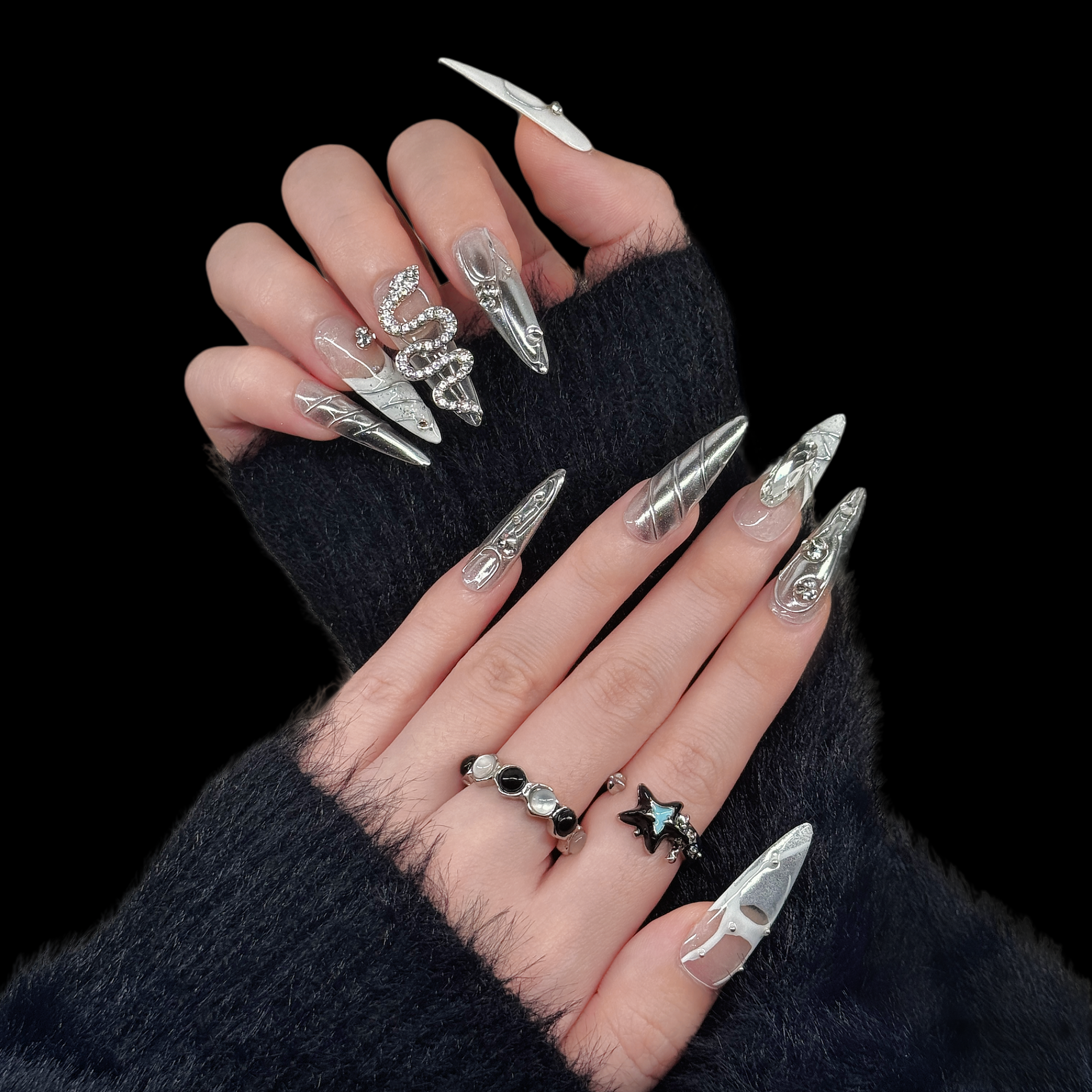 Mystic Silver Tips(A0084)