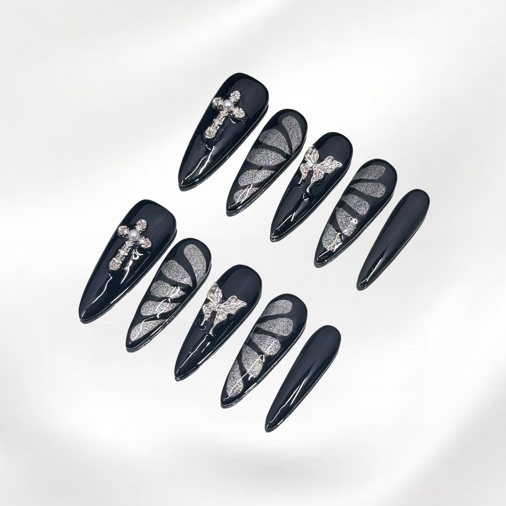 Gothic Butterfly Tips(A0061)